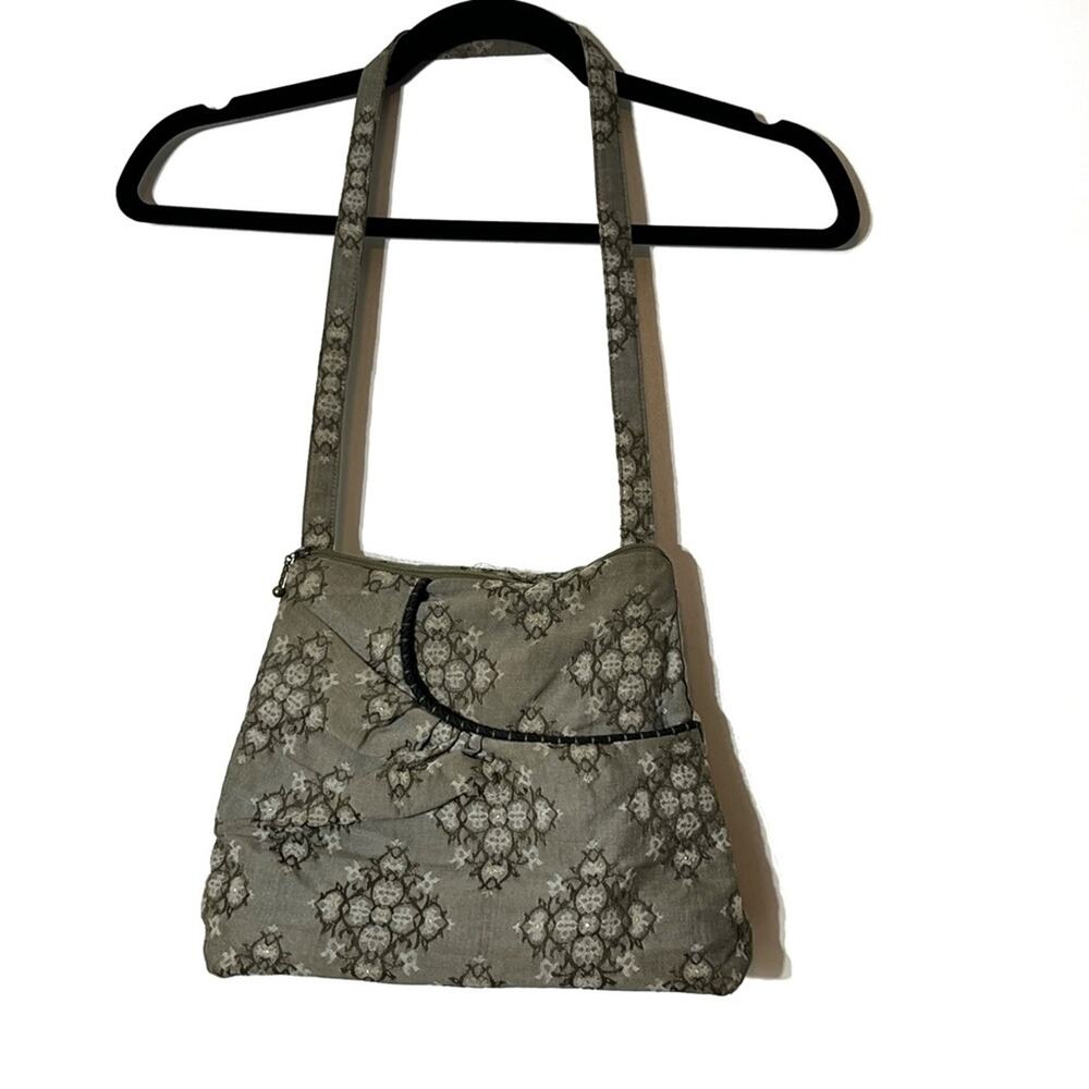 Maruca Gray Patterned Shoulder Bag